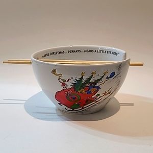 The Grinch Ramen Noodle Bowl